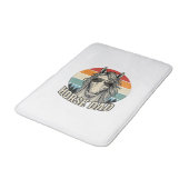 Horse Dad Vintage Sunset Engraving Vector Design_1 バスマット (アングル)