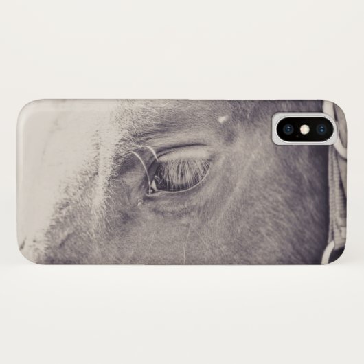 Horse Eye 004 Case-Mate iPhoneケース (裏面(横))