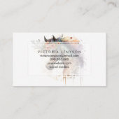 Horse face with flower wreath                      名刺 (裏面)