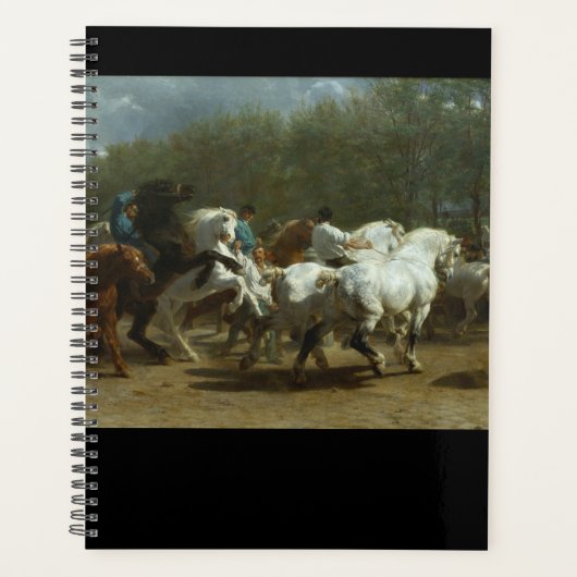 Horse Fair Rosa Bonheur Planner プランナー手帳 (正面)