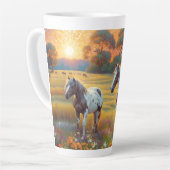 Horse Farm カフェラテマグ (左アングル)