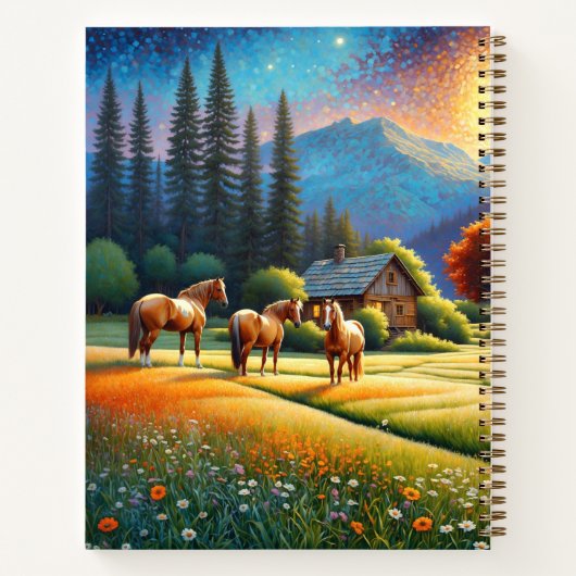 Horse Farm ノートブック (裏面)