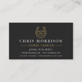 Horse Farrier Blacksmith 名刺 (正面)