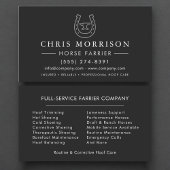 Horse Farrier Horseshoeing  名刺