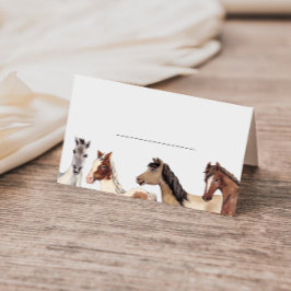 Horse Fill in  プレイスカード