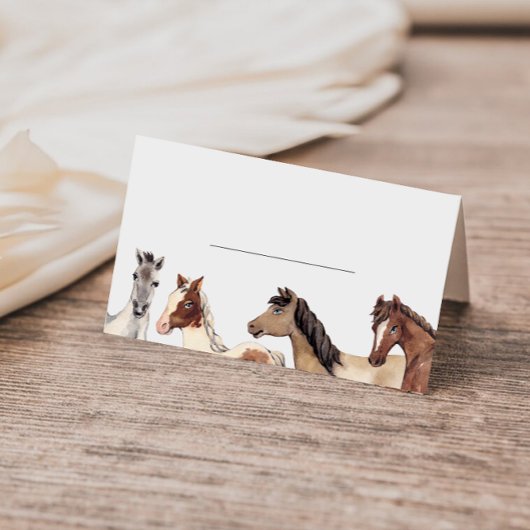 Horse Fill in  プレイスカード