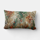 Horse Floral Harlequin Decor Cushion ランバークッション (裏面)