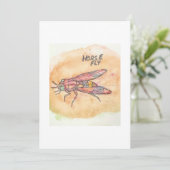 Horse Fly Greeting Card 招待状 (スタンド正面)