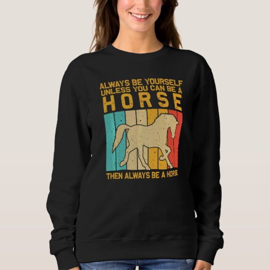 Horse For Men Women Horse Horse Racing スウェットシャツ (正面)