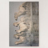 Horse Galloping in the Mediterranean Water ジグソーパズル (縦)