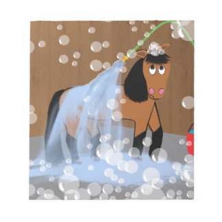 Horse Getting a Bath.tif ノートパッド