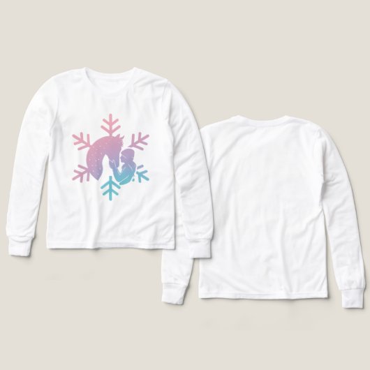 Horse Girl Long Sleeve Shirt  (デザイン 正面＆背面)