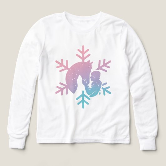 Horse Girl Long Sleeve Shirt  (デザイン正面)