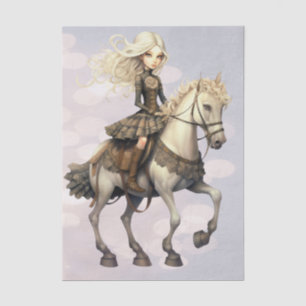 Horse Girl Rider - II 薄葉紙