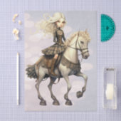 Horse Girl Rider - II 薄葉紙 (クラフト)