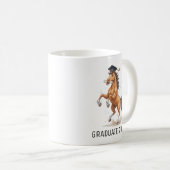 Horse Graduation Personalized コーヒーマグカップ (正面右)