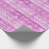 Horse Hair Tile Stripe Pink ラッピングペーパー (角)