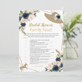 Horse & Hat Theme “Survey Says” Bridal Shower Game 招待状 (スタンド正面)