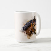 Horse Head Mug コーヒーマグカップ (正面右)