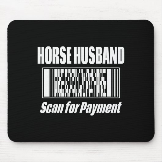Horse Husband  マウスパッド (正面)