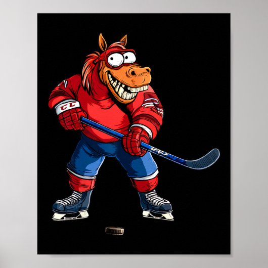 Horse Ice Hockey  ポスター (正面)