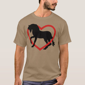Horse in Heart funny Tシャツ