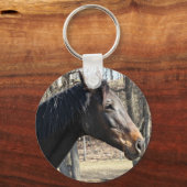Horse KeyChain、自分の写真でカスタマイズ可能 キーホルダー (正面)