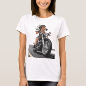 Horse Lady Motorcycle Tシャツ (正面)