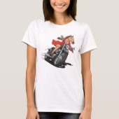 Horse Lady Motorcycle Tシャツ (正面)