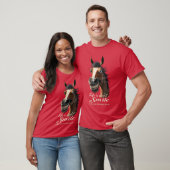Horse Laughs and Showseeth with Horseshoe family Tシャツ (ユニセックス)