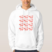 Horse Line Pattern Sweatshirt – Identity Statement パーカ (正面)