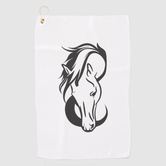 Horse Logo ゴルフタオル (正面)