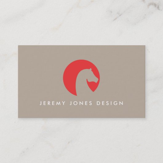 HORSE LOGO No. 1名刺 名刺 (正面)