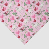 Horse Love Valentine's Tissue Paper in Pink 薄葉紙 (詳細)