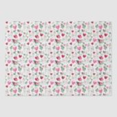 Horse Love Valentine's Tissue Paper in White 薄葉紙 (正面)