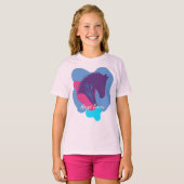 Horse Lover Colourful Designed Tシャツ (正面フル)