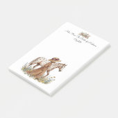 Horse Lover Gift Stationery ポストイット (アングル)