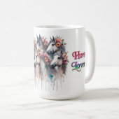 Horse Lover Horse Mom Equestrian Mug コーヒーマグカップ (正面右)