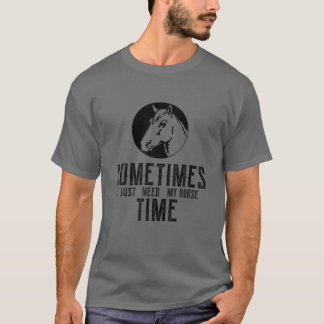 Horse Lover I'd Rather Be With My Horse Tシャツ