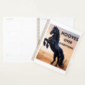 Horse Lovers Planner - Hooves Over Everything プランナー手帳 (ディスプレー)