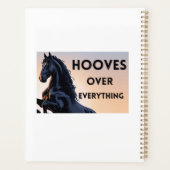Horse Lovers Planner - Hooves Over Everything プランナー手帳 (裏面)