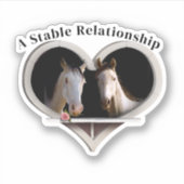 Horse Lovers Valentine's Day シール (正面)