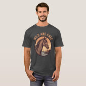 Horse Lovers Wild and Free boy Tシャツ (正面フル)