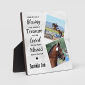 Horse Memorial Equine Photo Collage フォトプラーク (正面)