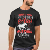 Horse  Mustang  Rider Tシャツ (正面)