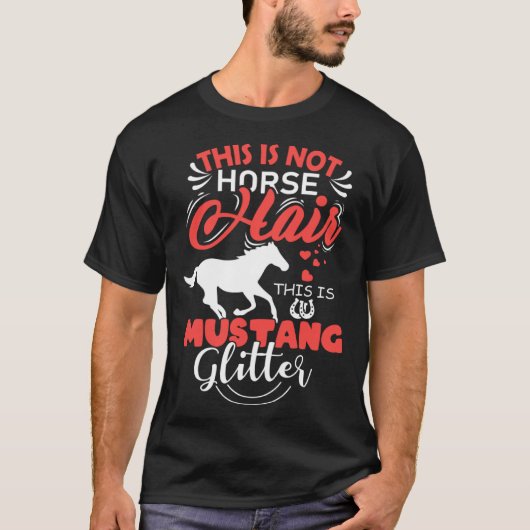 Horse  Mustang  Rider Tシャツ (正面)
