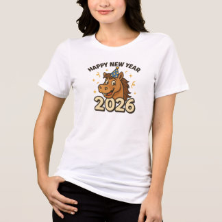 Horse New Years 2026 トライブレンドTシャツ