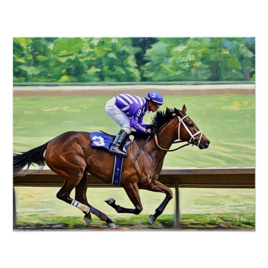 Horse - Observer - フィンガーレイクス6/28での勝利 ポスター (正面)