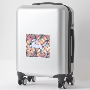 Horse on カラフル Patternステッカー シール