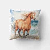 Horse on Beach クッション (裏面)